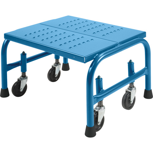 Rolling Step Stand 20 X 16 X 12, 1 Steps, 18" Step Width, 12" Platform Height, Steel Fastek