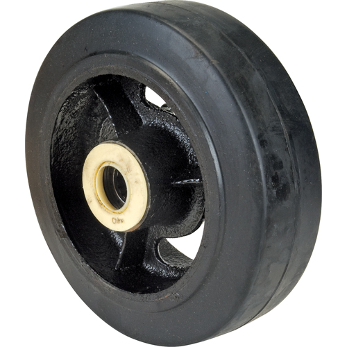 Roues en caoutchouc, 6" (152 mm) dia. x 2" (51 mm) la, Capacit&eacute; de 550 lb (249 kg) Fastek