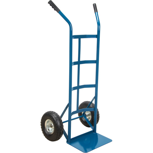 All-Welded Hand Truck, Dual Handle, Steel, 46" Height, 600 lbs. Capacity Fastek