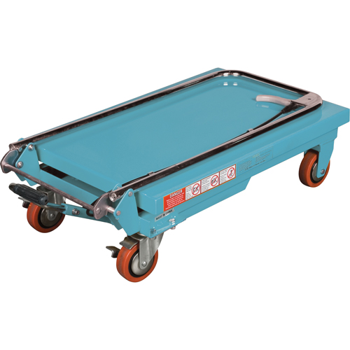 Heavy-Duty Hydraulic Scissor Lift Table, 27-1/2" L x 17-3/4" W, Steel, 330 lbs. Capacity Fastek