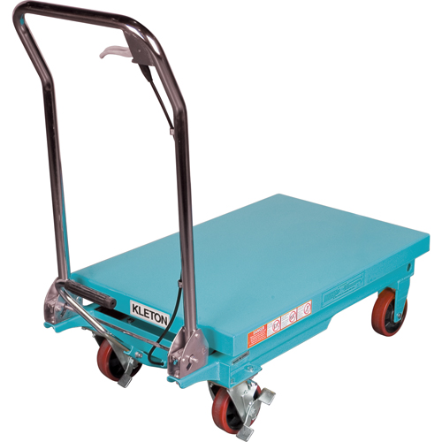 Heavy-Duty Hydraulic Scissor Lift Table, 32" L x 19-3/4" W, Steel, 660 lbs. Capacity Fastek