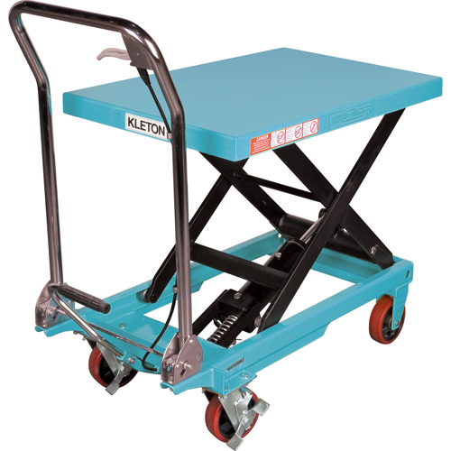 Heavy-Duty Hydraulic Scissor Lift Table, 32" L x 19-3/4" W, Steel, 660 lbs. Capacity Fastek