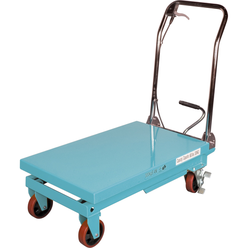 Heavy-Duty Hydraulic Scissor Lift Table, 32" L x 19-3/4" W, Steel, 660 lbs. Capacity Fastek