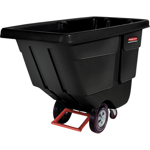 Tilt Truck, Polyethylene, 1 cu. yd., 850 lbs. Load Capacity Fastek