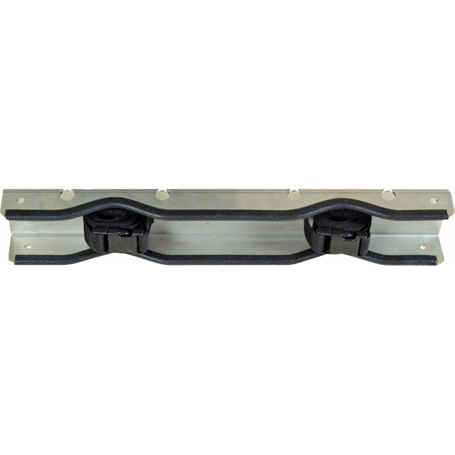 Support mural en acier inoxydable pour deux bouteilles Fastek