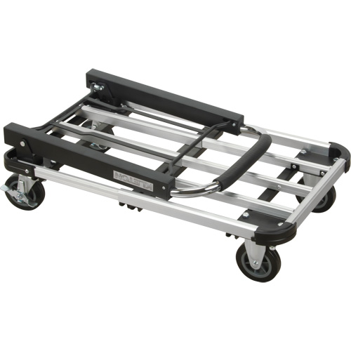 Foldable Platform Trucks, Aluminum, 300 lbs., 28" L x 16" W, 32" High Fastek
