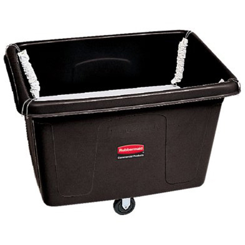 Cube Truck with Spring Platform, Polyethylene, 44-1/16" L x 31" W x 32-1/2" H, 14 cu.ft. Volume, 500 lbs. Capacity Fastek