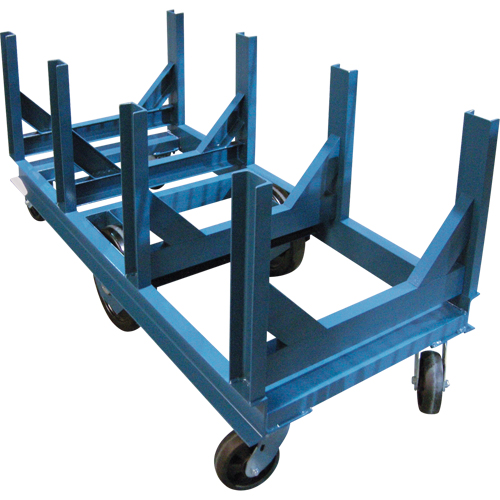 Bar Cradle Truck, 60" L x 28" W x 29" H, 5000 lbs. Capacity, Phenolic Wheels Fastek