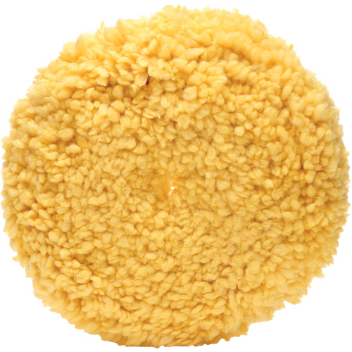 Hookit Polishing Pad, 9" Dia., Wool Blend Fastek