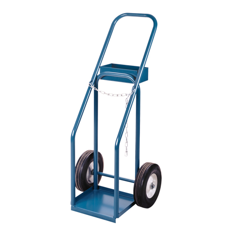 Chariots pour bouteilles de gaz, Roues Semi-pneumatique, Base de 12" la x 10" lo, 400 lb Fastek