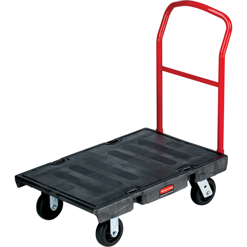 Heavy-Duty Platform Truck, 48" L x 24" W, 1200 lbs. Cap., Pneumatic Wheels Fastek
