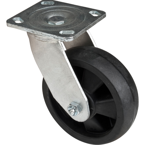 Hi-Temp Caster, Swivel, 6" (152.4 mm), Nylon, 880 lbs. (399 kg.) Fastek