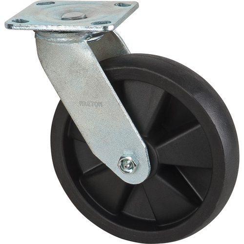 Hi-Temp Caster, Swivel, 8" (203.2 mm), Nylon, 1000 lbs. (453 kg.) Fastek