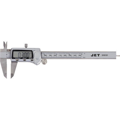 JEDC-6 Premium Digital Caliper, 0" - 6" (0 mm - 150 mm) Range Fastek