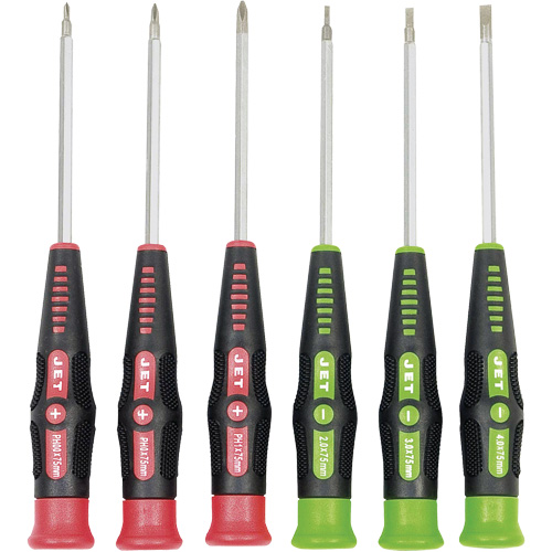 JPSD-6 Precision Screwdriver Set, 6, Magnetic Fastek