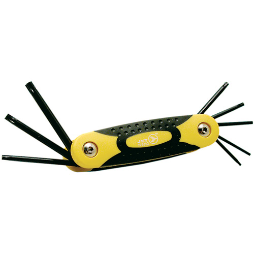 Jeu de cl&eacute;s pliables, 8 mcx, Torx Fastek