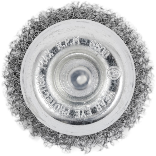 ?Brosse coupelle sertie sur tige Fastek