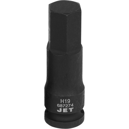 Impact Bit, Hex, 19 mm x 1/2" Drive Fastek