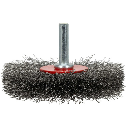 ER300-12 Shaft Mounted Crimped Radial Brush, 3", .012" Fill Fastek