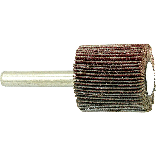 Shaft Mounted Flapwheel, 80 Grit, 1" x 1" x 1/4" Fastek