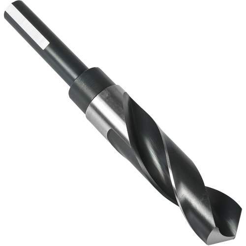 1/2" Reduced 3-Flat Shank Drill Bit, 33/64", High Speed Steel, 3" Flute, 118° Point Fastek