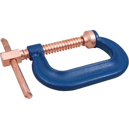Heavy-Duty Forged C-Clamp, 6" (152 mm) Capacity, 3-7/8" (98 mm) Throat Depth Fastek