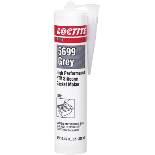 5699 High Performance RTV Silicone Gasket Maker, Cartridge, Grey Fastek