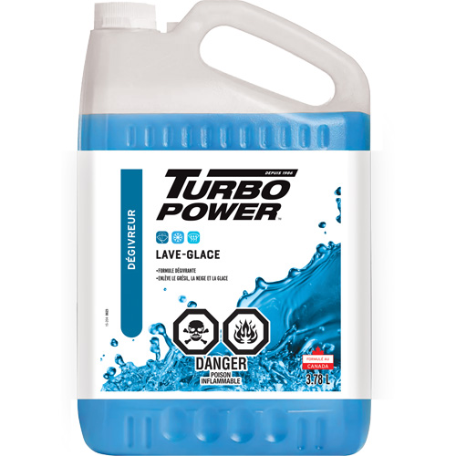 Liquide lave-glace toutes saisons Turbo Power, Cruche, 3,78 L Fastek