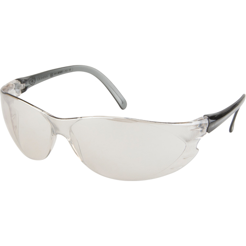 Twister Series Safety Glasses, Indoor/Outdoor Mirror Lens, Anti-Scratch, ANSI Z87+/Meets/Exceeds CSA Z94.3 Fastek