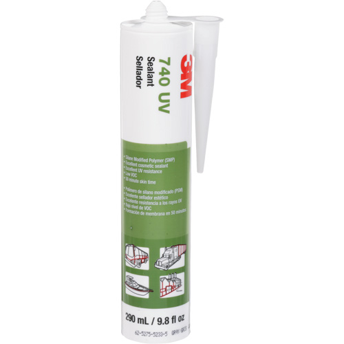 Adhesive Sealant 740 UV, 290 ml, Cartridge, Grey Fastek