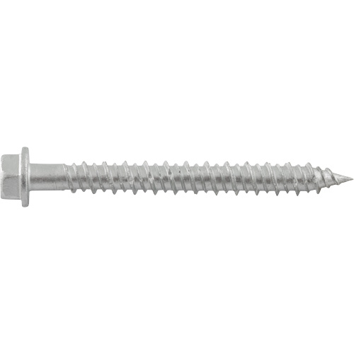 Aggre-Gator Concrete Screw, 1/4" x 1-1/4" L, Stainless Steel Fastek