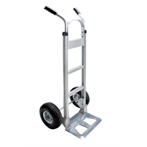 Knocked Down Hand Truck, Dual Handle, Aluminum, 50-5/8" Height, 500 lbs. Capacity Fastek