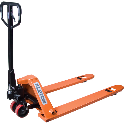 Low Profile Hydraulic Pallet Trucks, 48" L x 27" W, 3300 lbs. Cap. Fastek