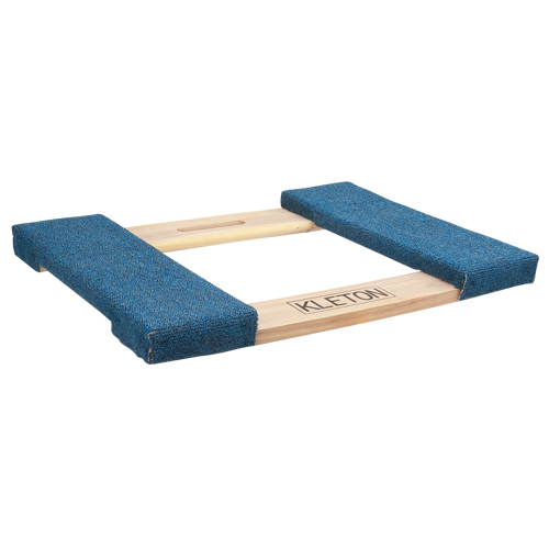 Cadre de socle roulant en bois dur &agrave; bouts avec tapis, Cadre en Bois, 18" la x 24" lo, Capacit&eacute; 900 lb Fastek