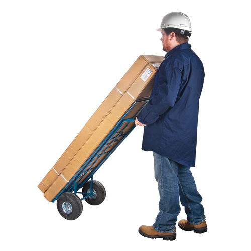 Load Retention Hand Truck, Dual Handle, Steel, 53" Height, 600 lbs. Capacity Fastek