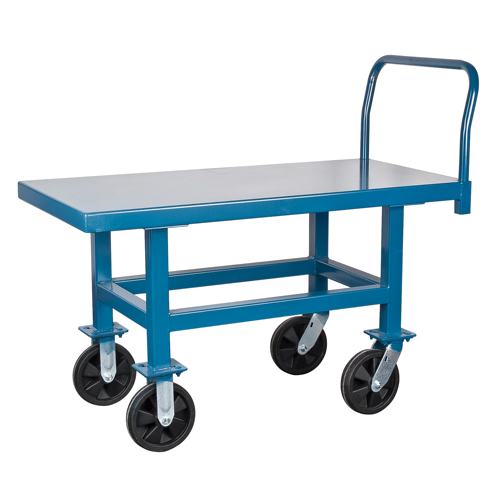 Elevated Platform Trucks, 48" L x 24" W, 2000 lbs. Capacity, Nylon Casters Fastek
