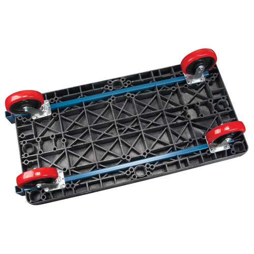 Plastic Platform Truck, 60" L x 30" W, 2500 lbs. Cap., Polyurethane Wheels Fastek