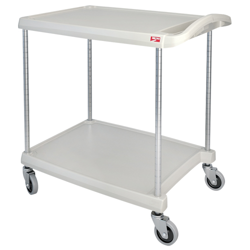 myCart Utility Cart, 2 Tiers, 20" x 35-1/2" x 30", 300 lbs. Capacity Fastek