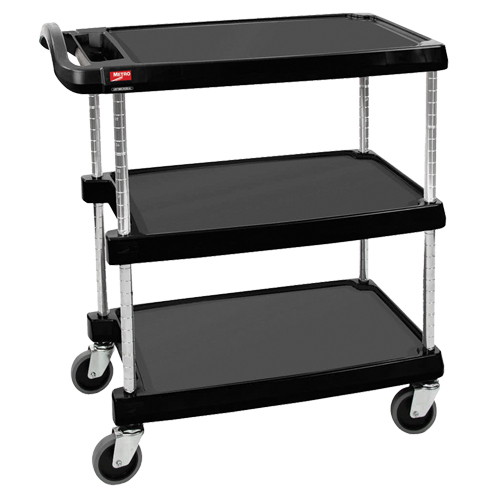 myCart Utility Cart, 3 Tiers, 16" x 35-1/2" x 27", 400 lbs. Capacity Fastek