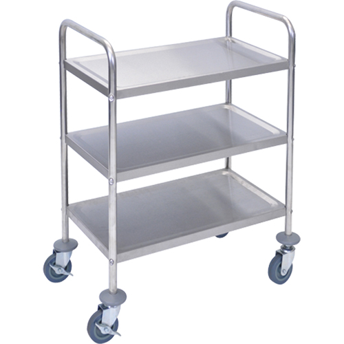 Chariot &agrave; tablettes, 3 Tiers, 16" la x 35" h x 26" p, Capacit&eacute; 200 lb Fastek