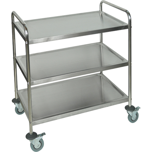 Chariot &agrave; tablettes, 3 Tiers, 21" la x 37" h x 23-1/2" p, Capacit&eacute; 200 lb Fastek