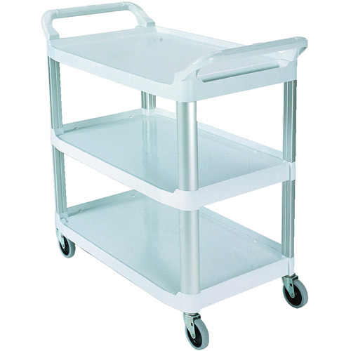Open-Sided Shelf Cart, 3 Tiers, 40" x 37" x 20", 300 lbs. Capacity Fastek