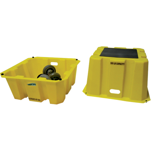 Escabeaux emboîtables industriels, 25" x 25" x Hauteur 10-1/2" Fastek