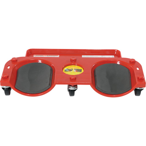 Rolling Knee Dolly, Plastic, Red, 350 lbs. Capacity Fastek