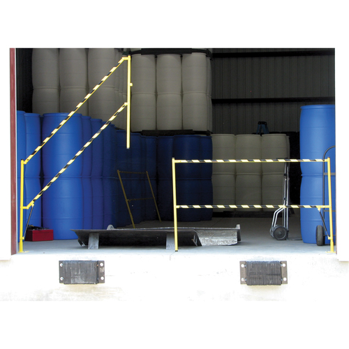 Barri&egrave;re &agrave; bascule de s&eacute;curit&eacute;, 10' lo x 42-5/8" ha, 159" &eacute;lev&eacute;e, Jaune Fastek