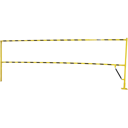 Barri&egrave;re &agrave; bascule de s&eacute;curit&eacute;, 10' lo x 42-5/8" ha, 159" &eacute;lev&eacute;e, Jaune Fastek