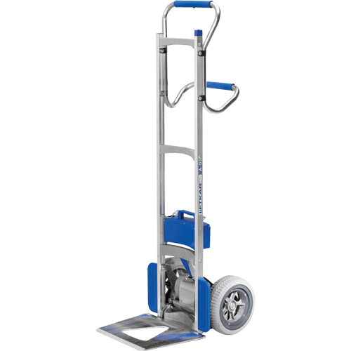 Liftkar&reg; Aluminum Stair Climbing Hand Truck, Aluminum Frame, 17-1/2" W x 59" H, 375 lbs. Capacity Fastek