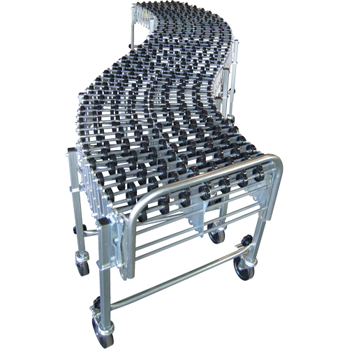 Expandable/Flexible Conveyors, 30" W x 23' 2" L, 226 lbs. per lin. ft. Capacity Fastek