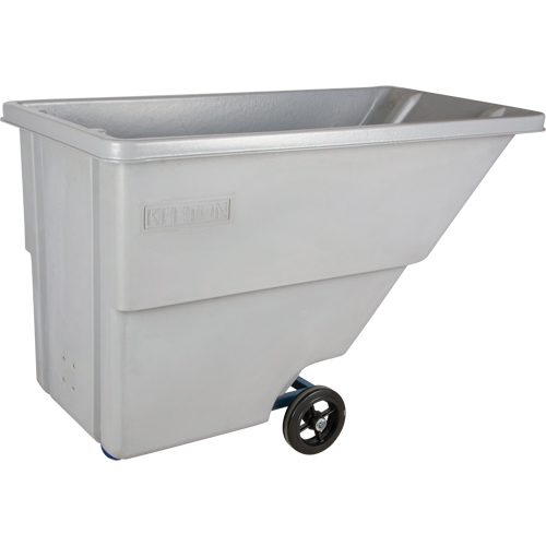 Tilt Truck, Polyethylene, 0.625 cu. yd., 500 lbs. Load Capacity Fastek