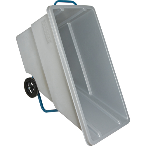 Chariot basculeur en acier, Poly&eacute;thyl&egrave;ne, 0,625 vg³, Capacit&eacute; de charge de 850 lb Fastek